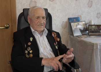 Сергей Шелест поздравил с Днем Победы ветерана войны Дмитрия Алексеевича Мелехина